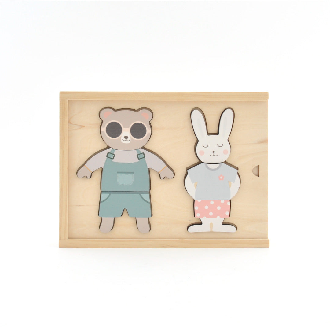 Baby Wooden Dress Up Puzzle